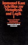 Schriften zur Metaphysik und Logik