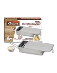 Stovetop Smoker - The Original Camerons Gourmet Mini Stainless Steel Smoker with Wood Chips - Works over any heat source, indoor or outdoor