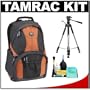 Tamrac 3375 Aero Speed Pack 75 Photo Digital SLR Camera Backpack (Rust) + Tripod + Accessory Kit for Canon Rebel T3, T3i, T1i, T2i, EOS 60D, 5D, 7D, Nikon D3000, D3100, D5000, D5100, D7000, D300s, Olympus Evolt E-5, E-30, E-620 & Sony Alpha A560, A580, A33, A35, A55