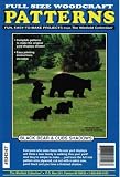 Black Bear & Cubs Yard Shadow - Yard Art Woodworking Pattern