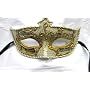 Venetian Style White and Gold Mask -masquerade <span class="brandLink"> RedSkyTrader </span>