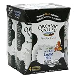 Organic Valley Organic 1% Milk, 8-Ounce, 4-Count Single-Serve Aseptic Packages (Pack of 6)