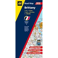 Brittany (AA Road Map France)