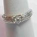 14K White Gold Diamond Engagement Ring