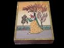 GEMSTONE PAINTING DRESSER JEWELRY TRINKET BOX INDIA