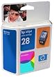 Original HP 28 Tri-Color Ink Cartridge in Retail Packaging