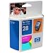 Original HP 28 Tri-Color Ink Cartridge in Retail Packaging
