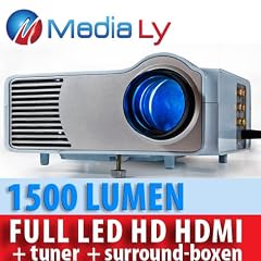 MediaLy LED G150 HDMI BEAMER PROJEKTOR 1500 LUMEN HD - WEI�