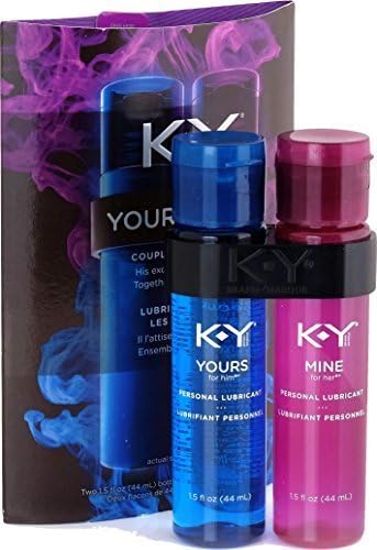 K-Y Yours + Mine Couples Lubricant, 1.5-Ounce, 2-Count Bottles by McNeil Labs