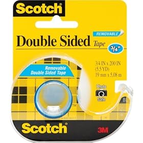 Scotch Removable Double Sided Tape, 0.75 x 200 Inches (238)