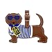 LittleGifts Dachshund Luggage Tag