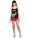 Hello Kitty Women's Hk Shimmer And Shine Pajama Short Set With Shorts And Tank Top