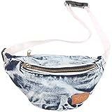 Vintage Denim Acid Wash Fanny Pack