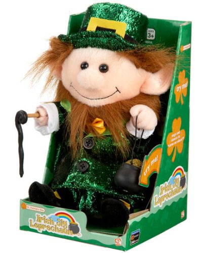 Childrens Toyshop  Toys : Gemmy (48004) Leprechaun with Spinning Cane