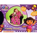Dora the Explorer Comfy Throw Blanket with Sleeves ~ Toddler Size