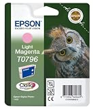 Epson T0796 Original Light Magenta red ink cartridge for Stylus Photo 1400 (Owl)