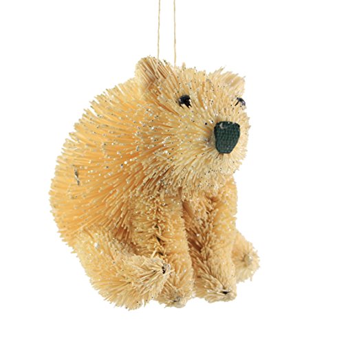 Martha Stewart Buri Bristle Brush 4″ Sitting Polar Bear Christmas Ornament Martha Stewart Buri Bristle Brush 4″ Sitting Polar Bear Christmas Ornament