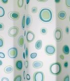 InterDesign Kiko Shower Curtain, Blue/Green