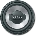 Infinity Reference 1052w 10-Inch Dual Voice Coil Subwoofer (Silver/Black)