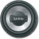Infinity Reference 1052w 10-Inch Dual Voice Coil Subwoofer (Silver/Black)