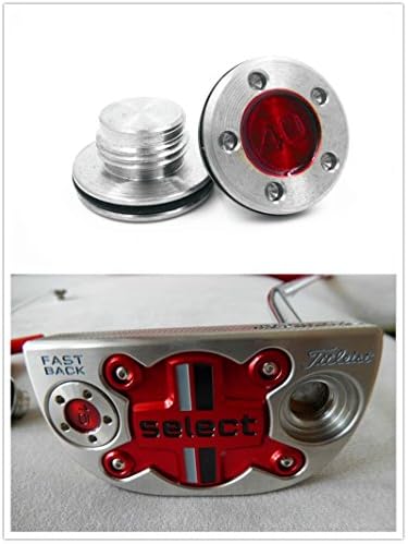 Artmice-Putter Weight,2 of 10g 15g 20g 25g 30g 35g 40g Red Putter Weight for Scotty Cameron Fastback &amp; Squareback (2 x 40g)