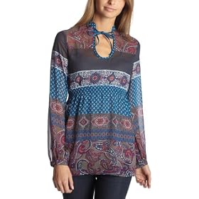 Esprit Women's Panel Print Blouse