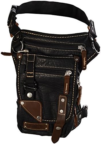 Ukoalabag Bikster Cross-body Drop Leg Waist Bag, Unisex, Nylon and Polyester