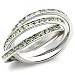 Jewelry - Stackable Peridot Swarovski Ring