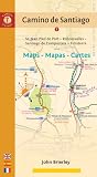 Camino De Santiago Maps - Mapas - Cartes: St. Jean Pied de Port - Roncesvalles - Santiago de Compostela - Finisterre (Cami...