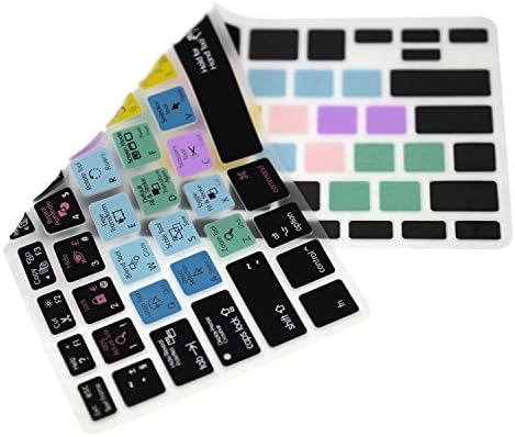 Photoshop Shortcuts Hot Keys Untra Thin Soft Silicone Keyboard Cover Skin Protector for All Macbook pro 13" 15" 17" with or without Retina Display and Macbook Air 13"