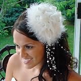 Sex in the City Style Feather Hat WHITE Sex in the City Style Feather Hat WHITE