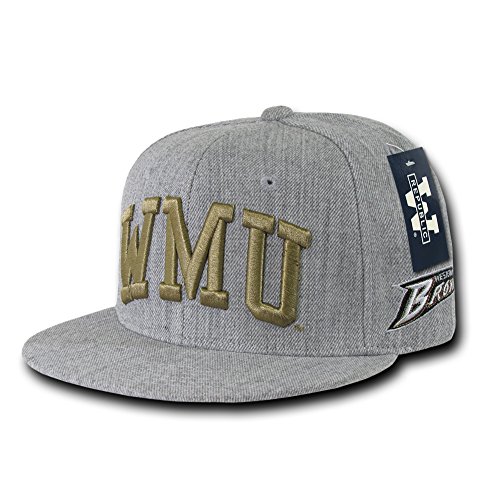 NCAA Game Day Fitted Cap College Caps - Western Michigan Univ, 7 3/8