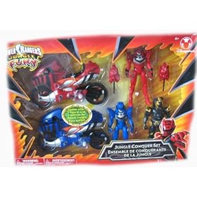 Power Rangers Jungle Fury Action Figure and Vehicle Set by Family DVDs
