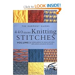 440 More Knitting Stitches: 3 (The Harmony Guides)