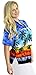 Surfers Hawaiian Swimming Lady Beahwear Shirt Cool Collar Short Sleeves Boho Top