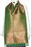 Jacquard Silk Shawl Scarves for Women in Vogue India Fashion