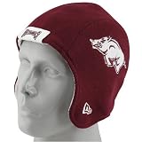 New Era Arkansas Razorbacks Youth Cardinal Red Pigskin Flapper Cap