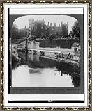 Stereoview (M): Dignified beauty of a typical Irish castle Kilkenny mirrored in the river Ireland