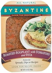 Byzantine Roasted Eggplant With Tomato And Feta, 5.5-Ounce Tray (Pack of 8)