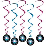 Rock & Roll Record Whirls   (5/Pkg)