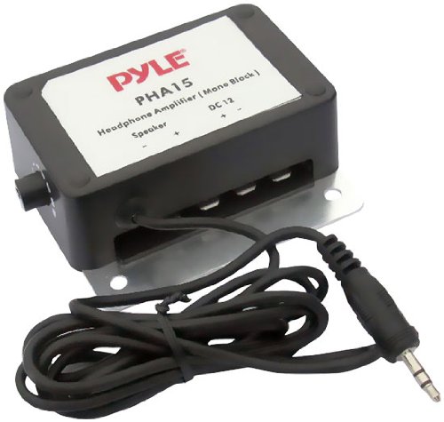 Pyle Car PHA15 3.5mm 1/8-Inch 150 Watt Mono Audio Amplifier
