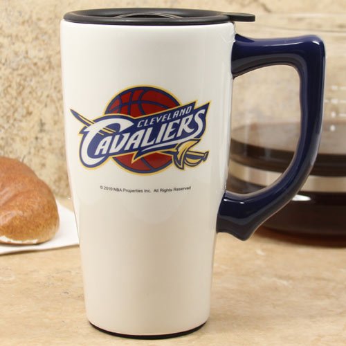 Cleveland Cavaliers 16oz. Ceramic Travel Tumbler w/Lid