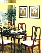 Cherry Veneer Dinette Arm Chairs By Coaster Furniture