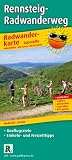 Radwanderkarte Rennsteig-Radwanderweg: Mit Ausflugszielen, Einkehr- und Freizeittipps, reissfest, wetterfest, abwischbar - Leporello GPS-genau 1:50000: .. - und wieder abwischbar, Leporello GPS-genau - Publicpress