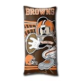 Disney/NFL Cleveland Browns Mickey Mouse Fold-Up Body Pillow