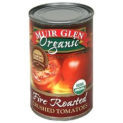 Muir Glen Organic Crushed Tomatoes, Fire Roasted, 14.5-Ounce Cans (Pack of 12)