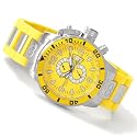 Invicta Men's Corduba Collection Yellow Chronograph Stainless Steel Watch #6598