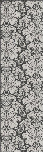 Radici USA Transitional Runner Area Rug 2'2"x7'7" Grey-Silver Bella Collection