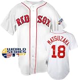 Daisuke Matsuzaka White Majestic Home 2007 World Series Replica Boston Red Sox Jersey
