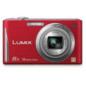 Buy Camera 2013 : Lumix DMC-FH27 16.1 Megapixel Compact Camera - 5 mm-40 mm - Red The Cheapest